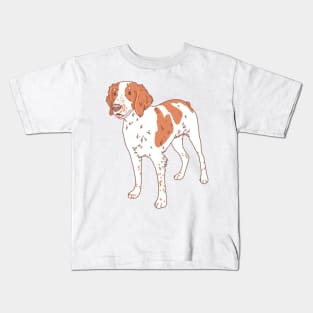 Brittany Spaniel Kids T-Shirt